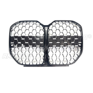 Parrilla Delantera Negra Brillante para BMW Serie 4 G22 430I 2021 2022 2023, Rejilla de Repuesto ABS para Parachoques, Estilo Automotriz - Product Image 5