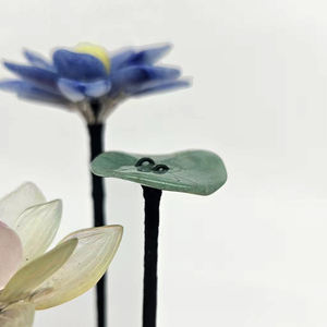 زخرفة جديدة على الطراز الصيني من اليشم اللوتس فنغ شوي مناسبة لديكور المنزل وهدايا الأعمال - Product Image 2