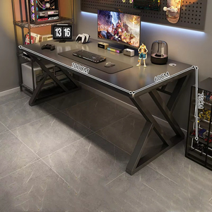 Nhà Máy Bán Hàng Trực Tiếp Ergonomic Phong Cách Hiện Đại Bằng Gỗ Lớn PC Máy Tính Chơi Game Bàn Với Lưu Trữ Có Thể Điều Chỉnh Đứng Cho Nhà Văn Phòng - Product Image 2