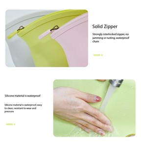 Nueva Bolsa de Cosméticos de Silicona con Forma de Hacha, Impermeable, Fácil de Limpiar, Bolsa de Maquillaje para Viajes, Artículos de Tocador para Hombres y Mujeres, Logotipo Personalizado, Venta al por Mayor - Product Image 4