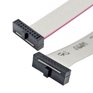 ชุดสายริบบิ้นแบนสีเทาพร้อมขั้วต่อ IDC 1.27 มม. และช่องเสียบสายเคเบิล - Product Image 2