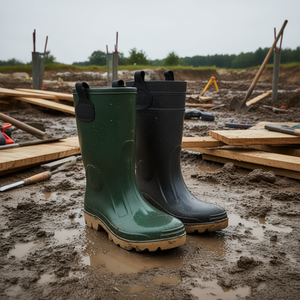 Bottes de sécurité montantes en PVC vert Ttake 43 avec semelle Para Sole - Product Image 3