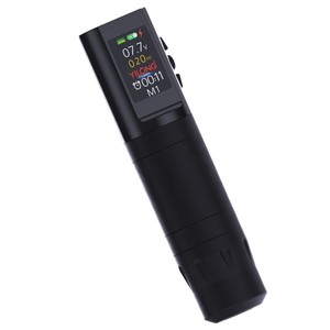 ปากกาสักลายยวนหยวน หน้าจอสีขนาดใหญ่ ชาร์จผ่าน USB เครื่องสักถาวร มอเตอร์สำหรับเครื่องมือความงาม - Product Image 2