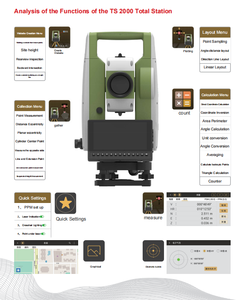 Estación Total Android de Alta Precisión con Medición en 2 Segundos, Instrumento Inteligente para Topografía y Diseño de Ingeniería TS20 - Product Image 1