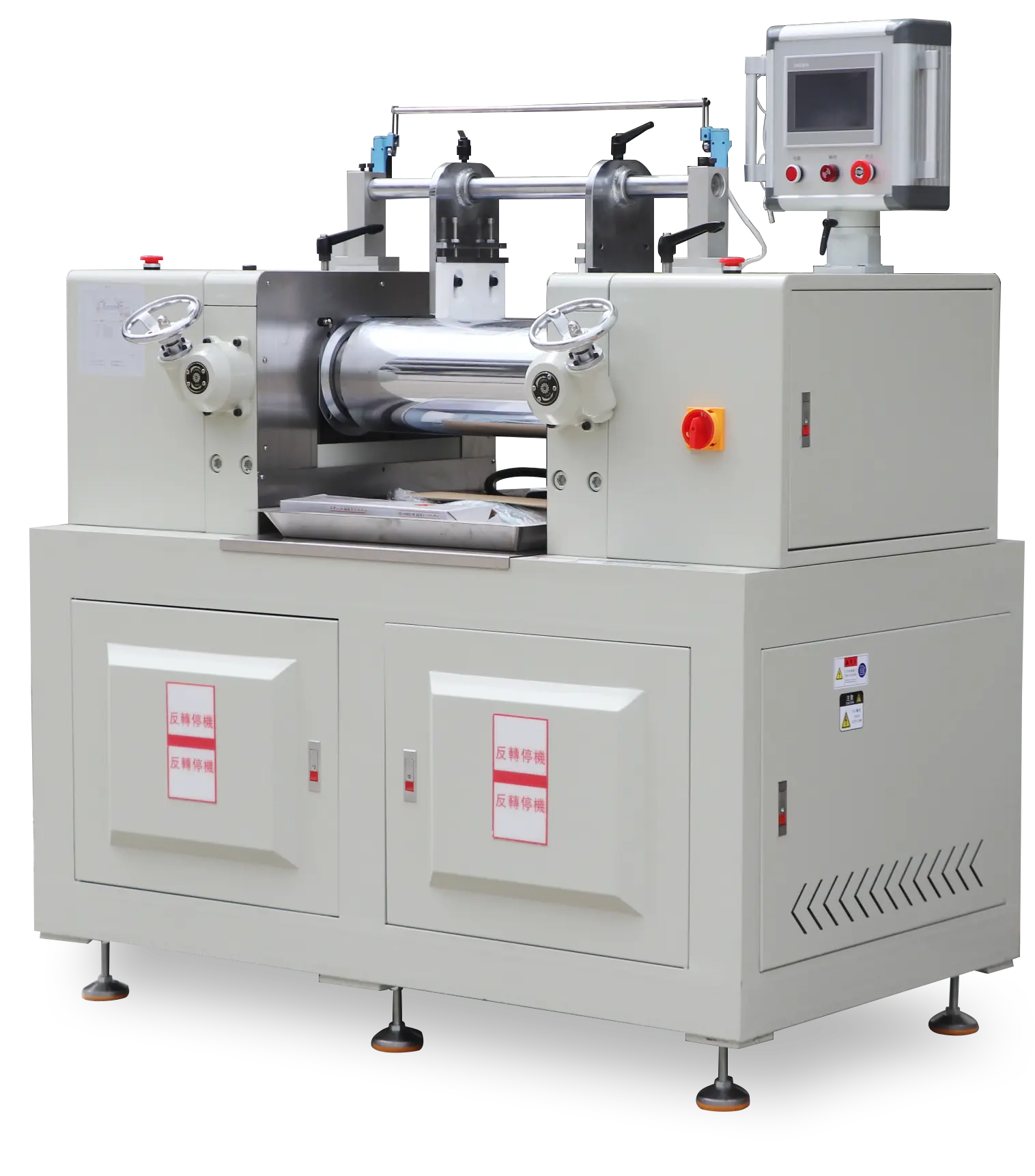 lab Equipment two roll mill for plastic or rubber fully automatic high quality high precision and high rate electric heating