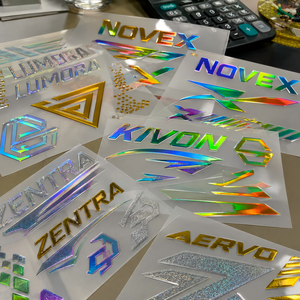 Etiquetas de Logotipo 3D con Transferencia de Calor UV, Lavables, Resistentes a la Decoloración, de PET Suave al Tacto, para Prendas Textiles, Gorras, Ropa Deportiva y Camisetas - Product Image 6