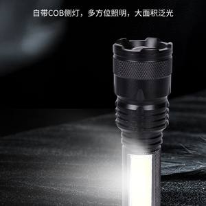 Lampe torche transfrontalière haute intensité rechargeable 18650 LED lumière blanche pour camping extérieur multifonctionnelle avec lumière latérale COB - Product Image 4