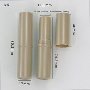 Tubes de cire à lèvres ronds 3g DIY <span class=keywords><strong>en</strong></span> vrac, tubes <span class=keywords><strong>en</strong></span> plastique vides remplissables directement pour rouge à lèvres et base de lèvres, emballage cosmétique <span class=keywords><strong>en</strong></span> plastique - Product Image 3
