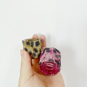 Wimpernverlängerung Leoparden-Strass-Diamant Wimpernprodukte Wimpernspiegel & Waschflasche Klebeband-Schneider Wimpernverlängerungskleber Aufbewahrungstank - Product Image 2