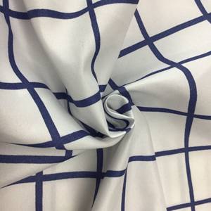 Conception à carreaux personnalisée Tissu de drap de lit en microfibre largement utilisé imprimé dispersé brossé Tissu déco maison - Product Image 6