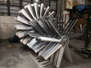 Alüminyum fan çarkı bıçakları eksenel fanlar fan parçaları olarak