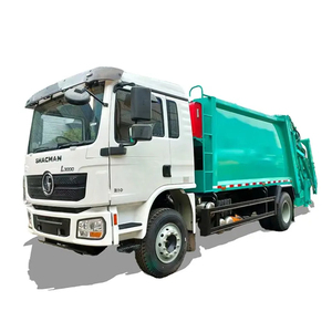 Camión Shacman 4X2 para Basura Comprimida, 210HP, 10cbm, Trasero Verde - Product Image 1