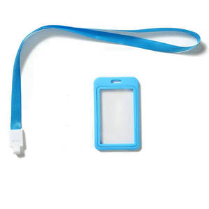 Porte-<span class=keywords><strong>badge</strong></span> <span class=keywords><strong>rigide</strong></span> fantaisie et accessoires avec enrouleur, étui pour carte d'identité et permis de travail en plastique <span class=keywords><strong>rigide</strong></span> double face transparent - Product Image 2