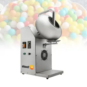 Automatic Small Size Commercial Grain Dragee Broad Bean Candy Roasting Almond Food Mini Sugar Peanut Mixing Coating Machine Line