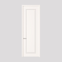Porte intérieure en bois composite mélaminé pour hôtel, appartement, projet, en stock, design personnalisé