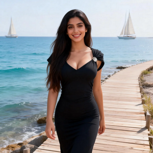 Vestidos Maxi <span class=keywords><strong>de</strong></span> Punto Personalizados <span class=keywords><strong>para</strong></span> Mujer, Cuello en V, Manga Larga, Dobladillo Grande, Otoño 2022, <span class=keywords><strong>Ropa</strong></span> <span class=keywords><strong>de</strong></span> Mujer, Suéter <span class=keywords><strong>de</strong></span> Punto Acanalado, Vestido Informal - Product Image 4