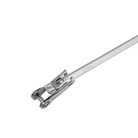 304 Attache de câble en acier inoxydable à cliquet 10x300mm