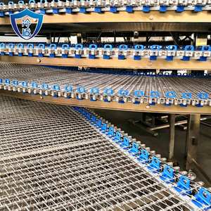 Túnel de Refrigeración de Pequeña Capacidad -40 ℃   Congelador de túnel IQF con cinta transportadora de <span class=keywords><strong>malla</strong></span> para congelación rápida de bolas de carne y snacks - Product Image 4