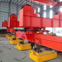 Grue à poutre électromagnétique rotative de type LC de 20 tonnes avec PLC et moteur, portée de 28,5 m, hauteur de levage de 16 m