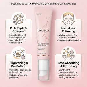 Crème Contour des <span class=keywords><strong>Yeux</strong></span> Coréenne Personnalisée à Marque Privée PDRN, Éclaircissante, Hydratante, Liftante, Raffermissante, au Squalane et Rétinol, Crème Rose PDRN - Product Image 4