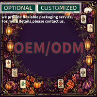 Tapis de Mahjong en boue de diatomée violette de Noël, antidérapant, insonorisant, pliable, imperméable, pour 4 joueurs, pour table de jeu, idéal pour les fêtes