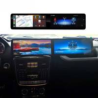 Reproductor de DVD Doble para Auto de 12.8 Pulgadas, Radio Android con Pantalla Táctil, Navegación GPS, Carplay para Mercedes-Benz Clase G 2013-2018