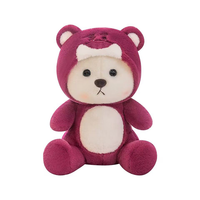 Beaucoup de jouets en peluche doux mignons personnalisés de dessins animés portables en gros