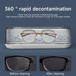 Limpiador Ultrasónico de Gran Capacidad Ajustable de 650 ml, Rápido y Potente, para Joyas, Pulseras, Gafas, Máquina de Limpieza de Joyas para el Hogar - Product Image 5