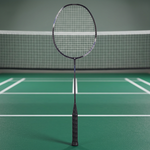 Professional Ultra-Light 80g Full Carbon Fiber Woven Badminton Racket with High-Elastic Grip and Durable <b>Strings</b> - Product Image 2