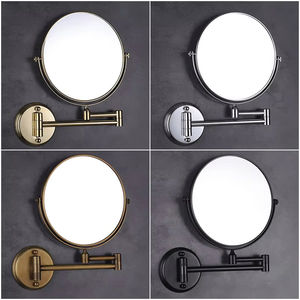 Miroir de maquillage mural <span class=keywords><strong>Spot</strong></span> salle de bain or miroir pivotant double face de 8 pouces - Product Image 6