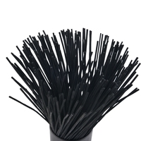 Bâtonnets en rotin de palmier noir et naturel écologiques et solides, longueur personnalisable, pour désodorisants d'intérieur