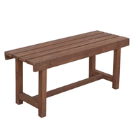 Table de pique-nique en bois pour l'extérieur, mobilier de jardin, patio, utilisation portable, anti-corrosion, table de camping en bois massif