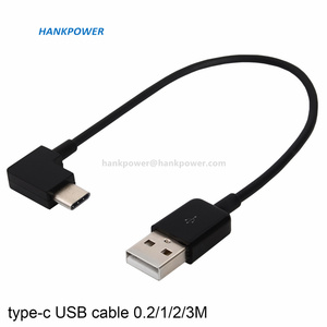 Cavo di ricarica USB da <span class=keywords><strong>A</strong></span> USB C con angolo di 90 gradi tipo C cavo dati di carica - Product Image 4