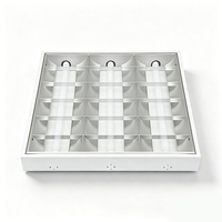 Plafonnier LED encastré en acier galvanisé, design moderne, pour éclairage de bureau