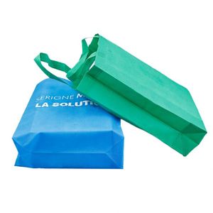 Customized Reusable Fabric Nonwoven Grocery Shopping <b>Bags</b> Gold Gift <b>Bags</b> Non Woven Shopping <b>Tote</b> <b>Bags</b> With Custom Printed Logo - Product Image 3