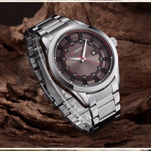 Reloj de Pulsera CURREN 8246 para Hombre, de Alta Calidad, Resistente al Agua, con Movimiento de Cuarzo, Luminoso, Caja de Cristal Duro, Correa de Aleación y Banda de Acero - Product Image 6