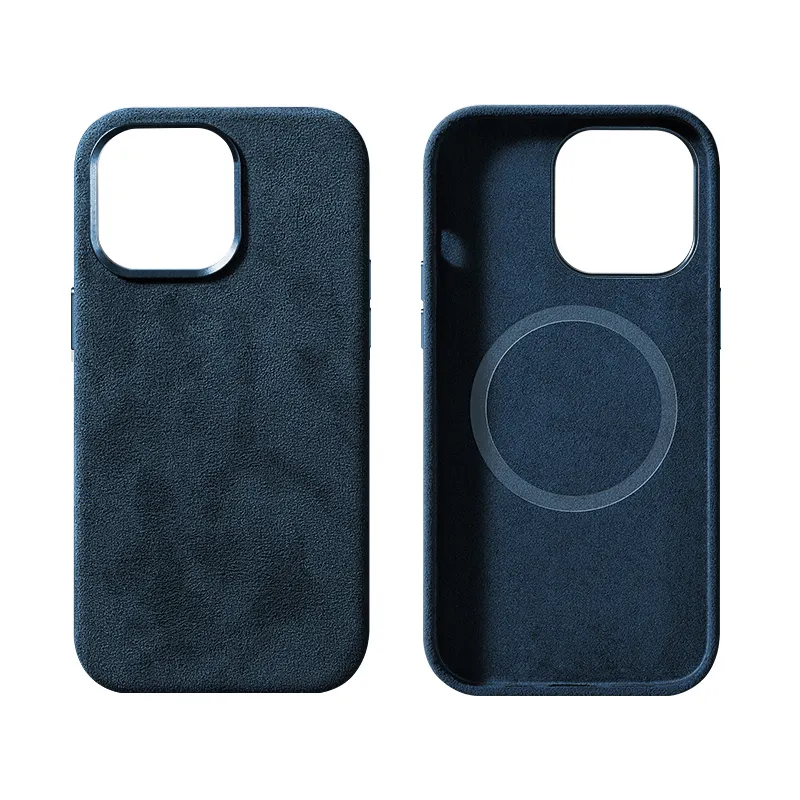 Magnetic mobile phone case For Alcantara Case iPhone14/14Plus/14Pro/14Pro Max