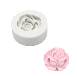 Rose Fudge stampo in Silicone <span class=keywords><strong>biscotti</strong></span> al cioccolato fare fai da te piccolo stampo per aromaterapia strumenti per la decorazione di torte di pane accessori per la cottura - Product Image 1