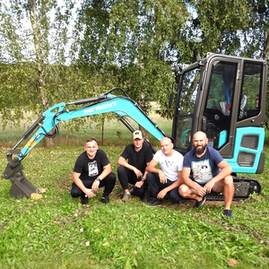 Free Shipping <b>Small</b> Digger Crawler Import Mini Excavator EPA Engine 3.5 Ton Mini Excavator Prices Top Quality Hydraulic - Product Image 4