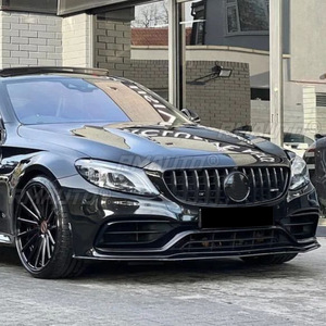 ชุดแต่งรอบคันสำหรับ Mercedes Benz C-Class W205 C205 S205 C63 AMG ปี 2015-2022 ชุดแต่งกันชนหน้า ดิฟฟิวเซอร์ สปอยเลอร์  อะไหล่ตกแต่งรถยนต์ - Product Image 4