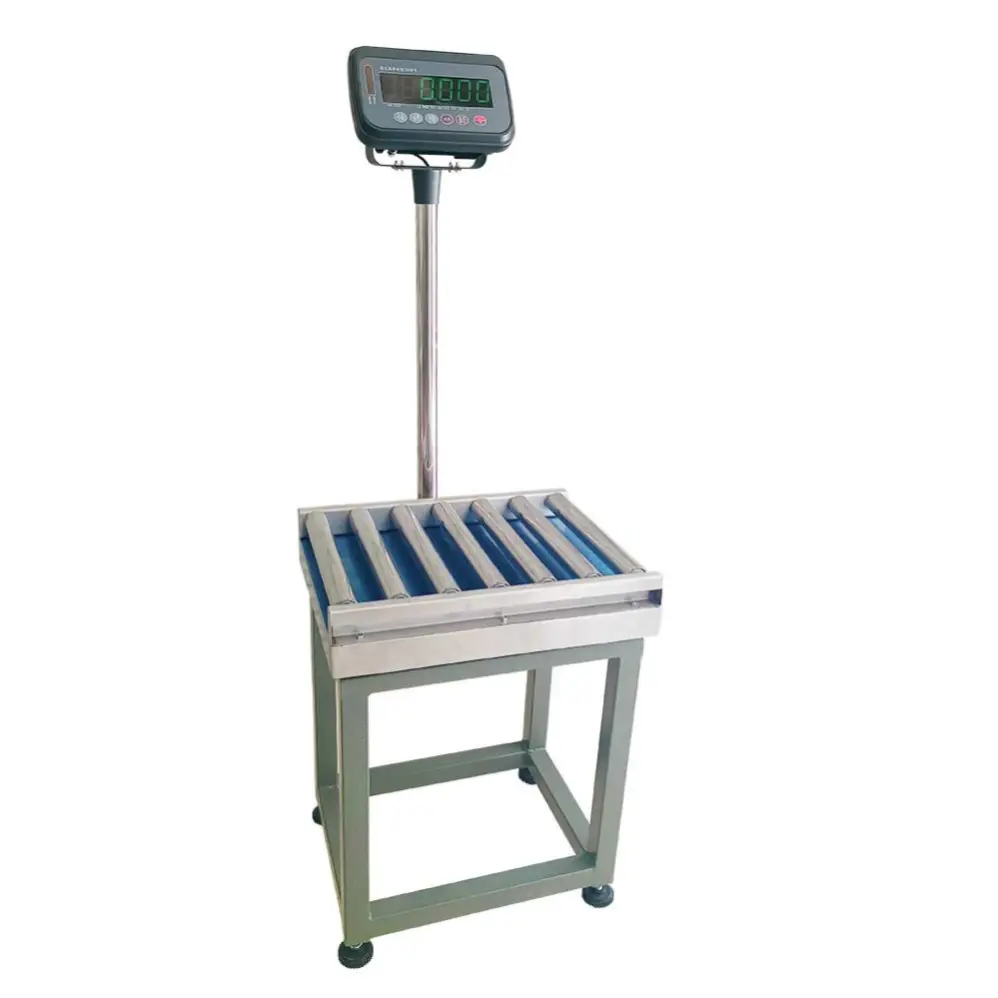 Convoyeur à rouleaux semi-automatique balance de pesage check weigher checkweigher avec rejet