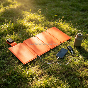 ALECTER Portable <b>Mini</b> 8W Foldable Monocrystalline Silicon <b>Solar</b> <b>Panel</b> Waterproof USB 5V2A CE Certified 12-Month Warranty - Product Image 3
