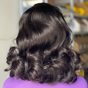 Parrucca in Capelli Umani con Onda Profonda 5*5, Parte <span class=keywords><strong>Laterale</strong></span>, Onda Morbida, Frontale in Pizzo HD - Product Image 3