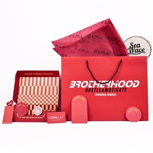 Customized Recyclable Luxury Paper <b>Bags</b> with Magnetic Closure and Coated Paper for Clothes & Shoes Gift Wrapping - Product Image 4