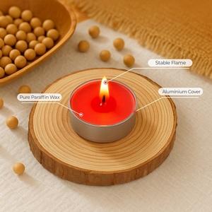 10g Multicolour Tea Light <b>Candles</b> Pack of 50 Decorative Wax <b>Candles</b> for Home Decor Parties Events Festivals and <b>Gifts</b> - Product Image 1