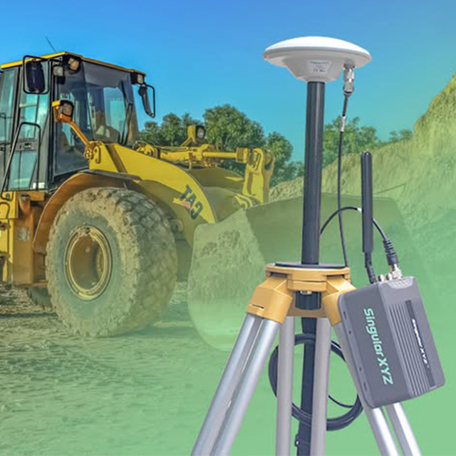 For SV100 Dual Antenna GNSS Receiver with RTK Accuracy -8mm/15mm IP67 for UAV Mapping Base Station