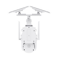 Kamera keamanan CCTV tenaga surya 4K, kamera keamanan CCTV dengan WiFi/4G dan deteksi gerakan untuk pengawasan rumah/kantor