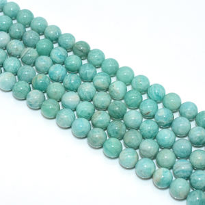Cuentas sueltas de amazonita de alta calidad, 4mm/6mm/8mm/10mm/12mm, seguro comercial - Product Image 6