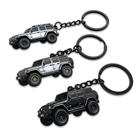 Bronfabriek Aangepaste Metaalbewerking Fabrikant Promotionele Sleutelhangers Aangepast 4x4 Ontwerp Groothandel