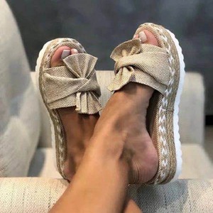 Sandalias Planas de Plataforma con Lazo Multicolor para Mujer, Diseño de Moda, con Decoración de Lazo, Elegantes, con Correa de Nudo y Banda de Cinta - Product Image 6